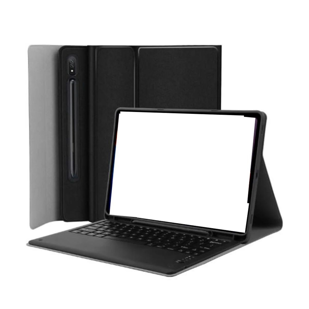 FUNDAANTIGOLPES - Funda Magnética con Teclado y Touch Tab Galaxy S7 plus 2020 – BK