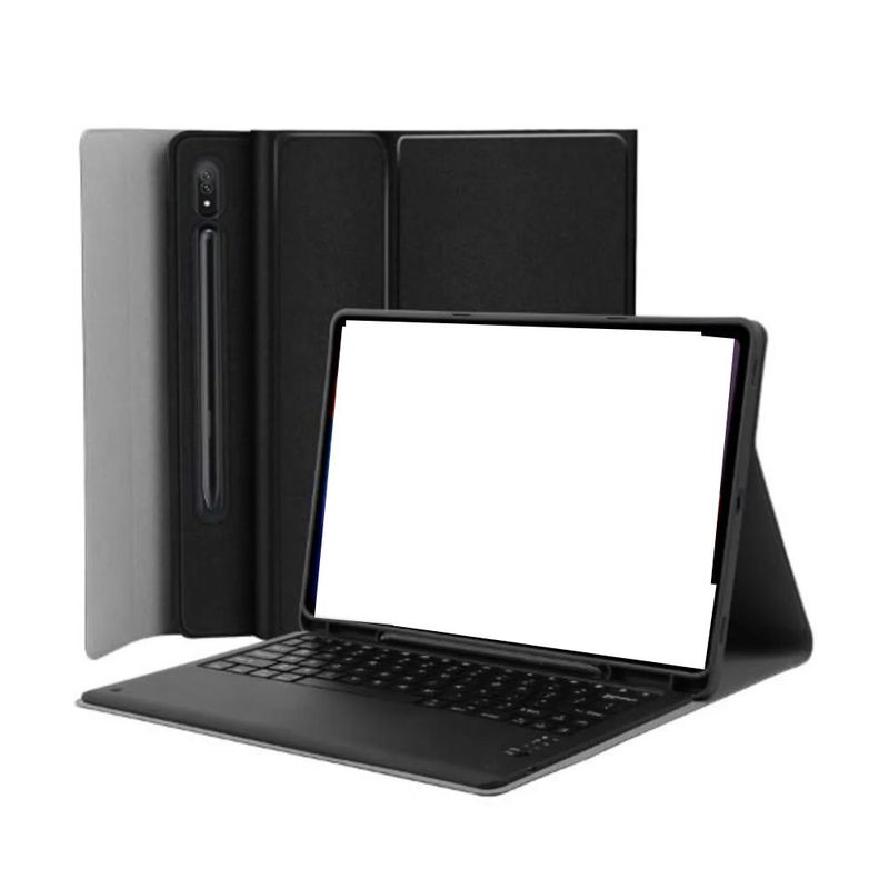 FUNDAANTIGOLPES - Funda Magnética con Teclado y Touch Tab Galaxy S7 plus 2020 – BK