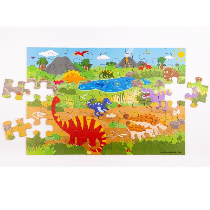 BIGJIGS - Rompecabezas de piso Bigjigs Dinosaurios x 48 piezas