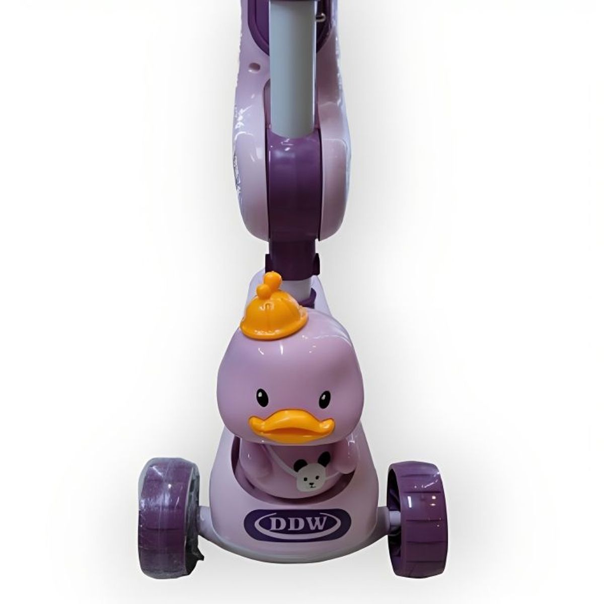 GENERICO - Scooter 2 en 1 Patito Plegable con Luces Musicales