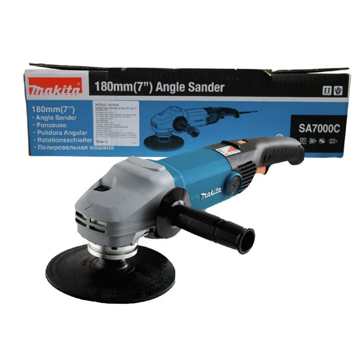 MAKITA - Lijadora Pulidora Angular 7" (180 mm) 1600W Makita SA7000C