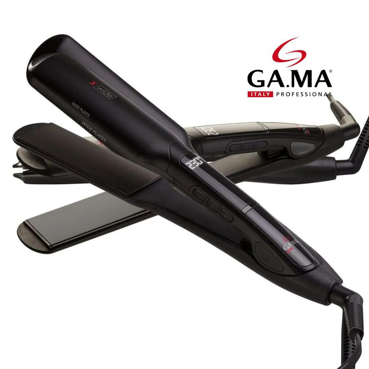 GAMA - Alisadora Plancha de cabello Gama X-Wide Digital 1100