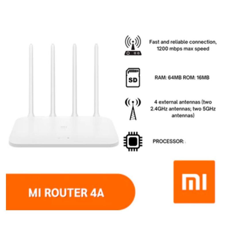 Router Inalambrico Xiaomi Mi Router 1200mbps 4A Modem Inteligente ...
