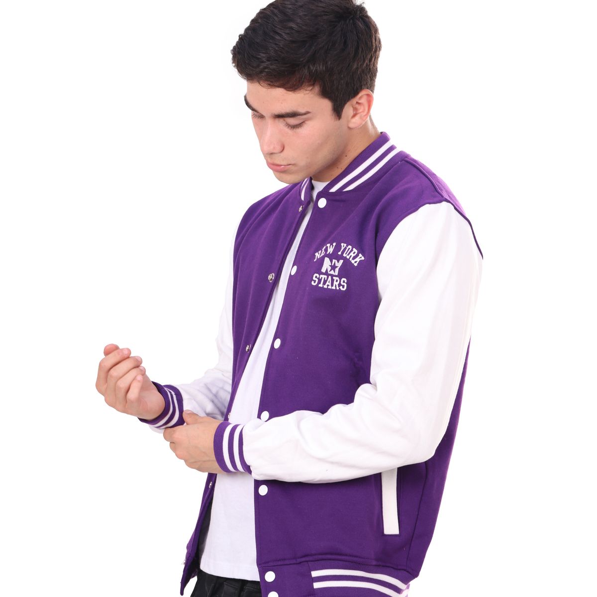 NEW YORK STARS - Casaca Hombre Beisbol - Morado - New York Stars NY