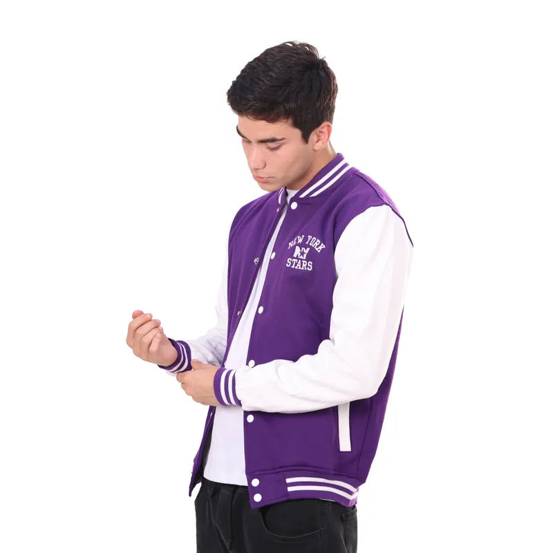 NEW YORK STARS - Casaca Hombre Beisbol - Morado - New York Stars NY