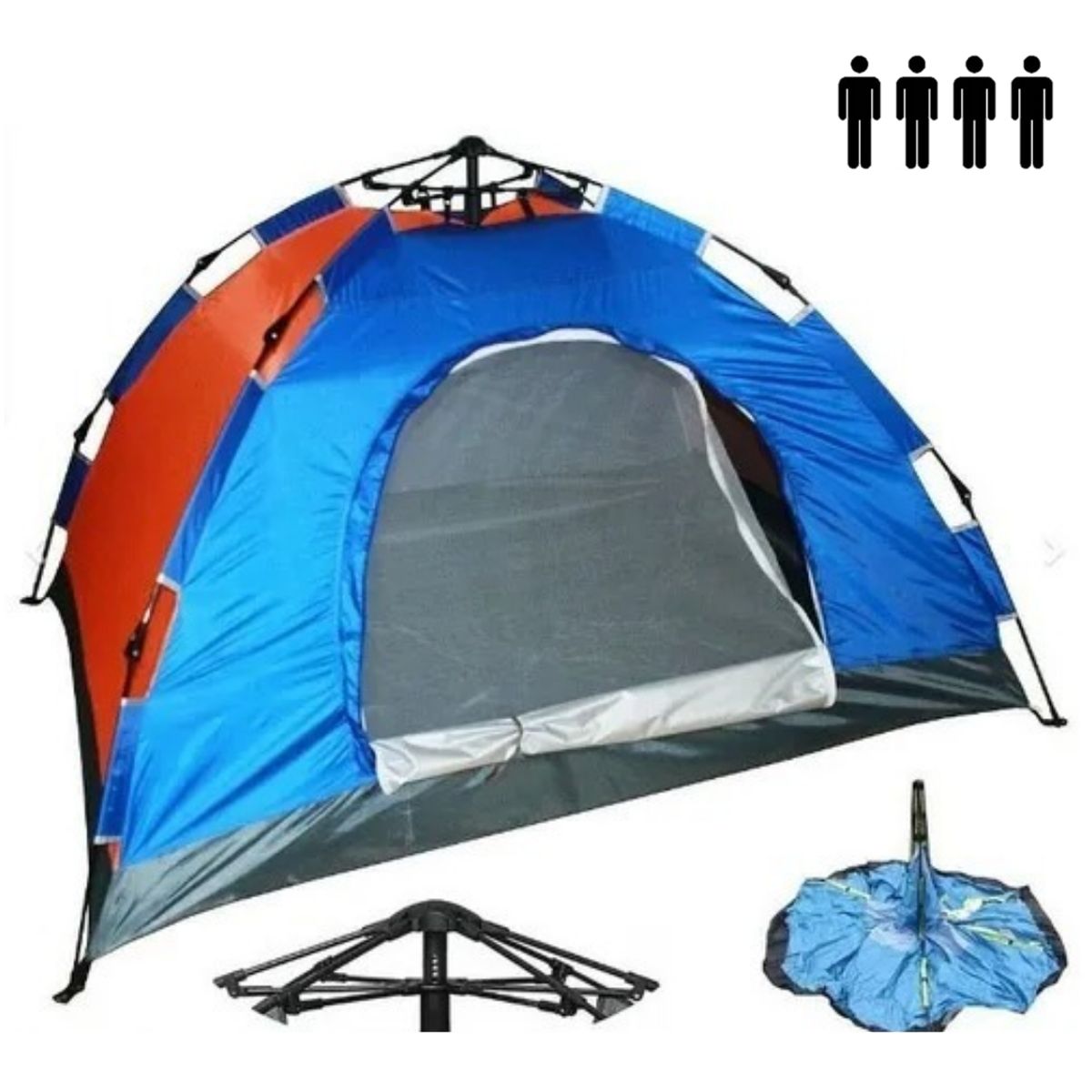GENERICO - Carpa De Campaña Automatico 5 Personas