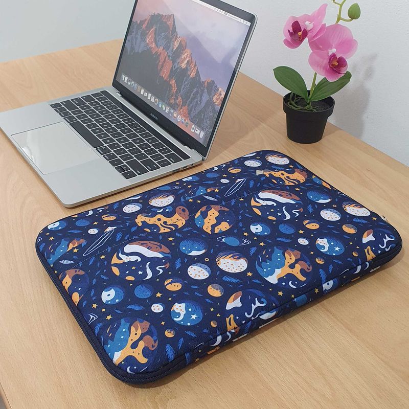 GENERICO - Funda para Laptop 13 pulgadas Planetas Qullayki