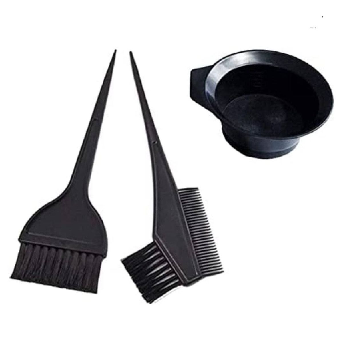 GENERICO - Kit Set Juego De Brochas Y Aplicador Tinte Cabello Reusable