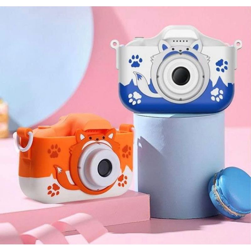 GENERICO - CAMARA KAWAI DIGITAL PARA NIÑOS - CAMARA DUAL 2.0 P AZUL