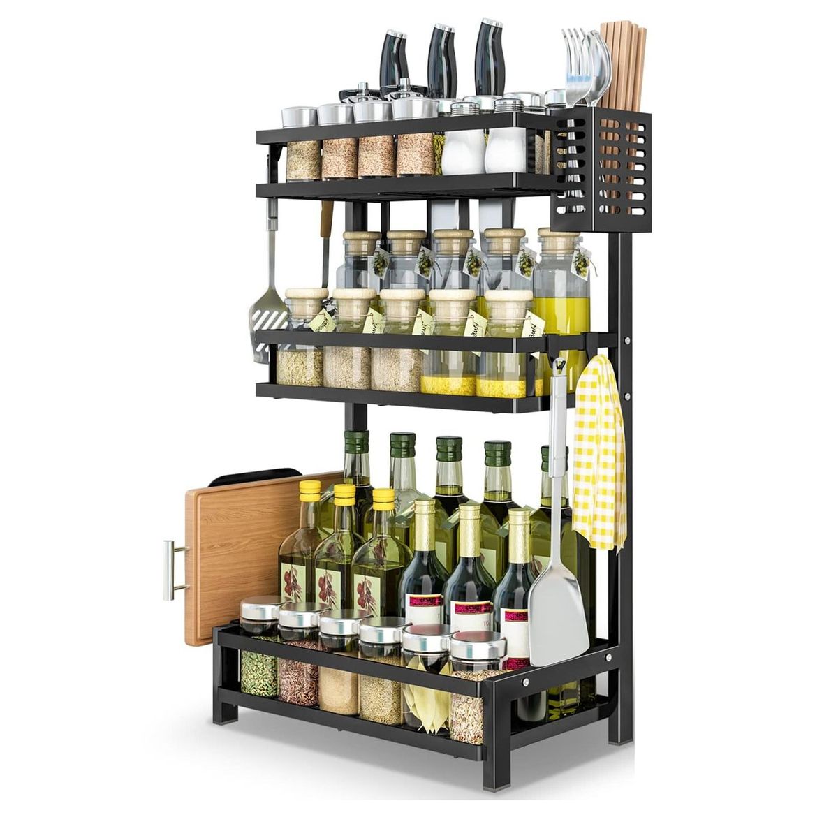 VENTITAS HOME - Organizador de Especias Kiloa Ventitas Home Negro