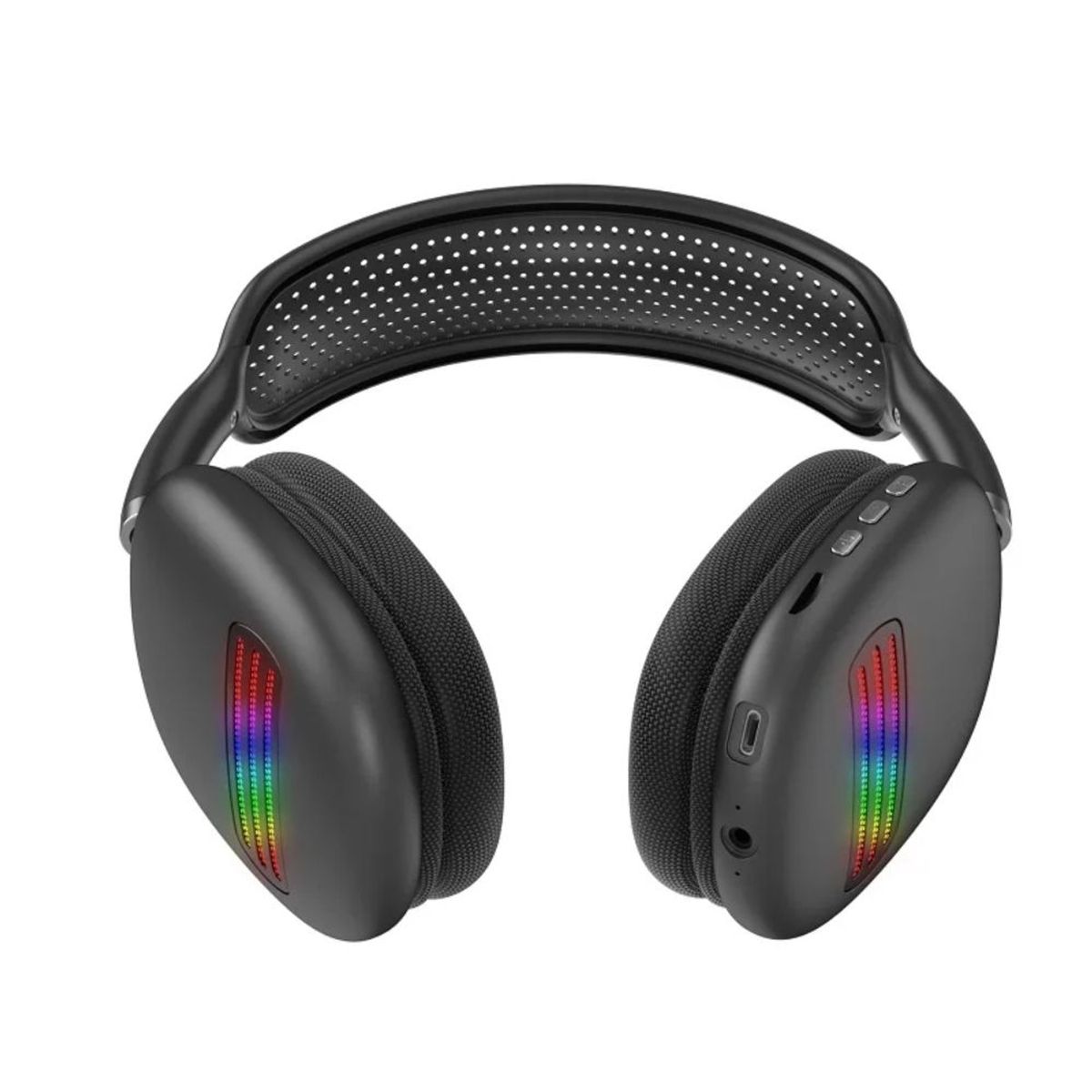 SEISA - Audífono Bluetooth Auricular Inalámbrico Tipo Vincha Rgb