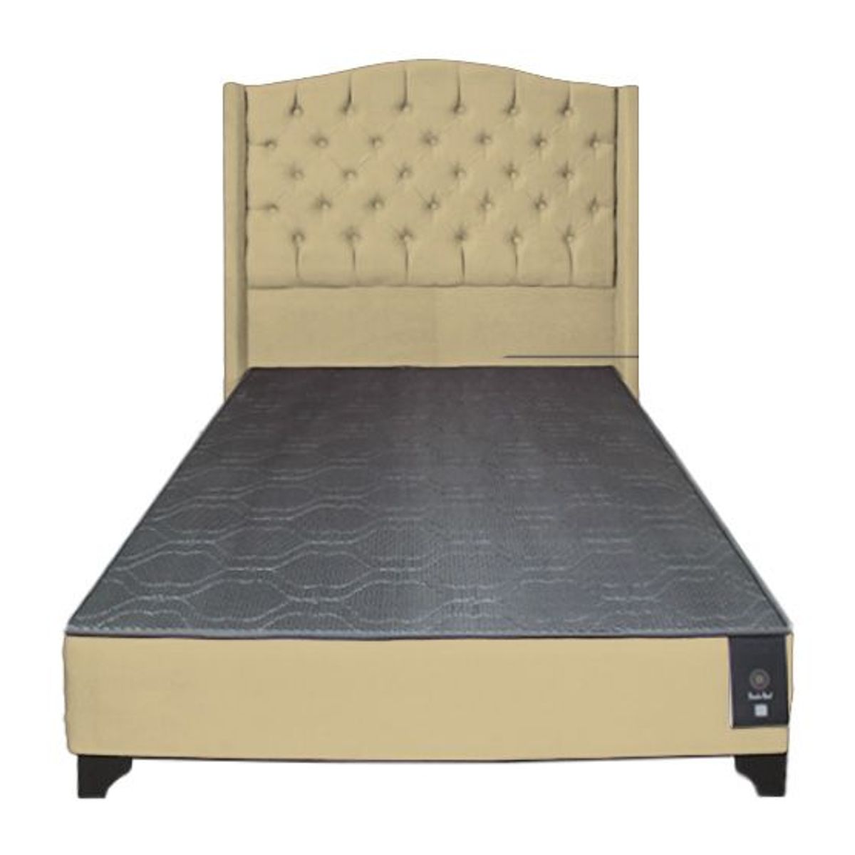 BARAKA HOME - Dormitorio Visby 2 plz - Beige Oscuro