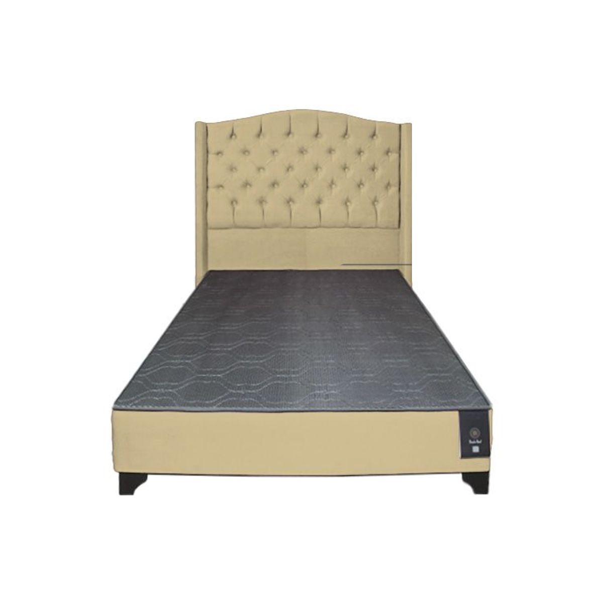 BARAKA HOME - Dormitorio Visby 2 plz - Beige Oscuro