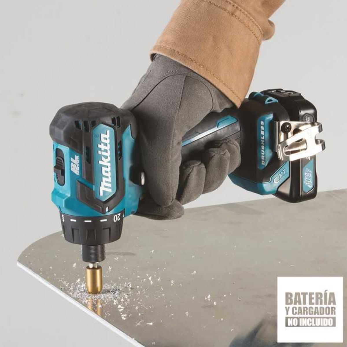 MAKITA - Atornillador de Impacto 1/4" 12V CXT BL 32Nm Baretool Makita DF032DZ