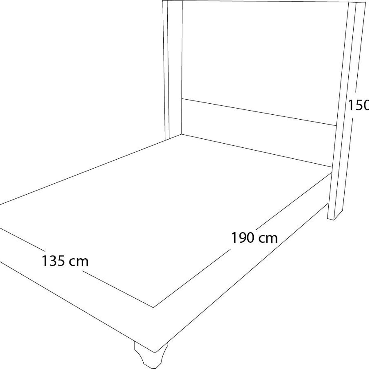 BARAKA HOME - Dormitorio Visby 2 plz - Beige Claro