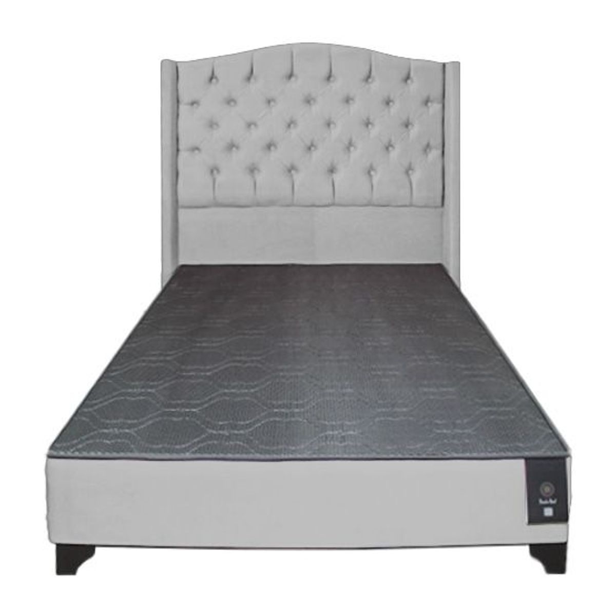 BARAKA HOME - Dormitorio Visby 2 plz - Gris Claro