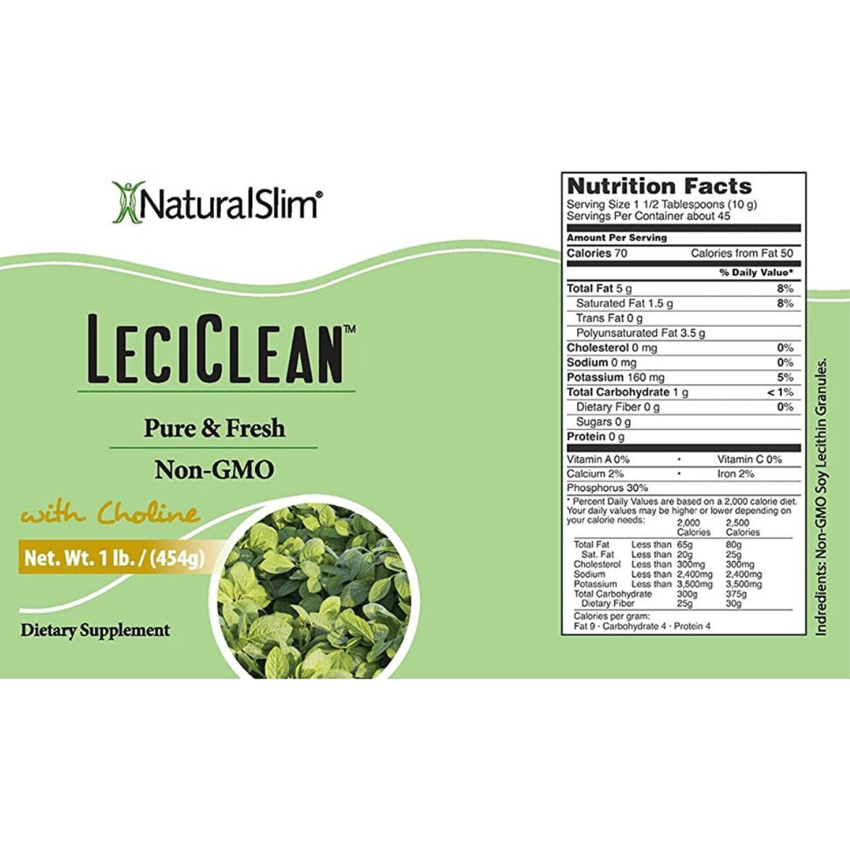 NATURALSLIM - NaturalSlim Leciclean with Choline 454g