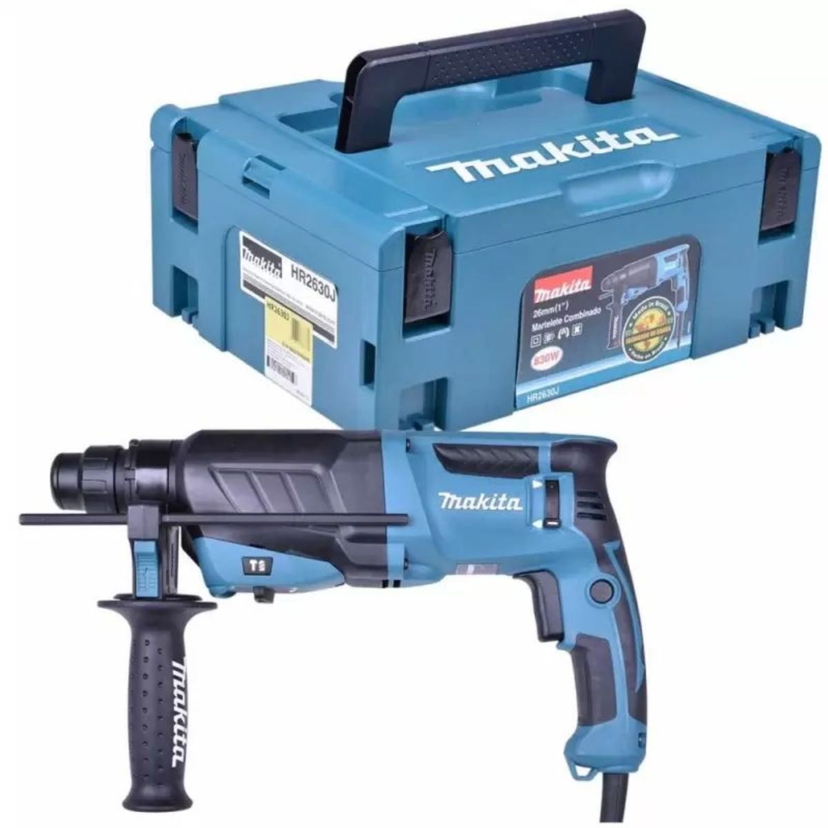 MAKITA - Martillo Perforador SDS-Plus 800W HR2630J 28Kg  Makpac
