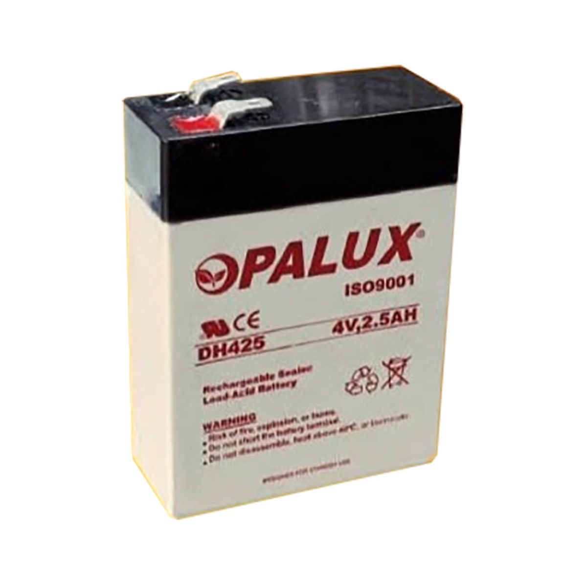 OPALUX - Batería Seca  RECARGABLE 4V 2,5AH  OPALUX DH-425D