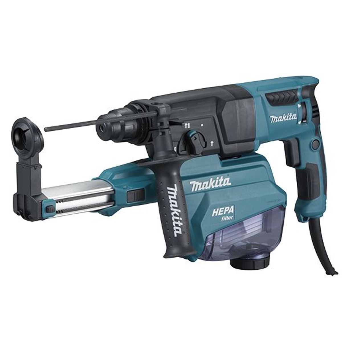 MAKITA - Rotomartillo SDS PLUS 800W 2.2J 3 Funciones Recolector de Polvo Makita HR2652
