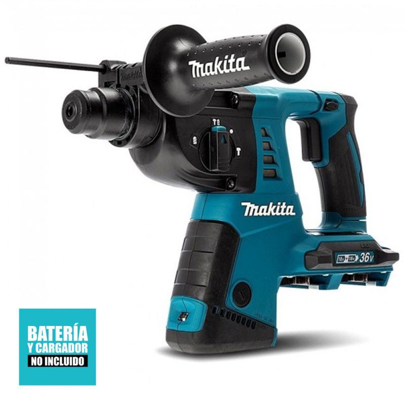 MAKITA - Rotomartillo SDS Plus 36V LXT 1250 rpm Baretool Makita DHR263Z