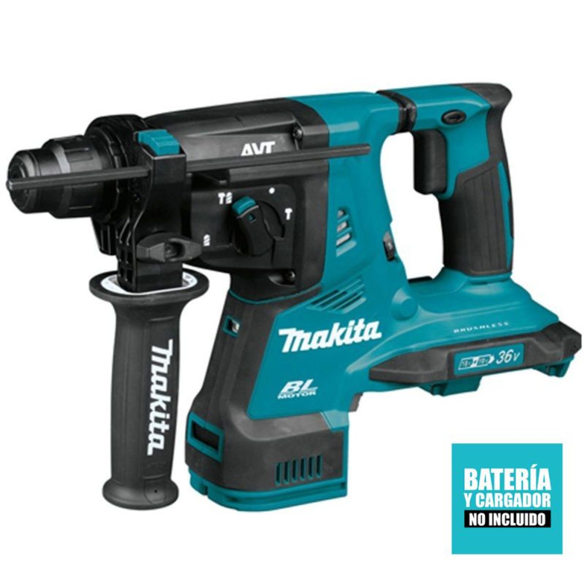 MAKITA - Rotomartillo Sds-Plus 36V LXT 18Vx2 BL 28J Baretool Makita DHR280Z