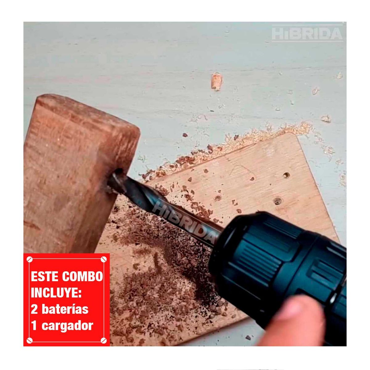 TOTAL TOOLS - TALADRO ATORNILLADOR PERCUTOR INALÁMBRICO TOTAL 20V PUNTAS