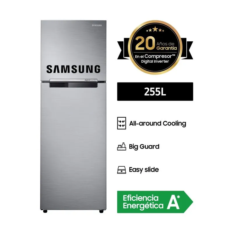 SAMSUNG - REFRIGERADORA SAMSUNG NO FROST RT25FARADS8 255 L