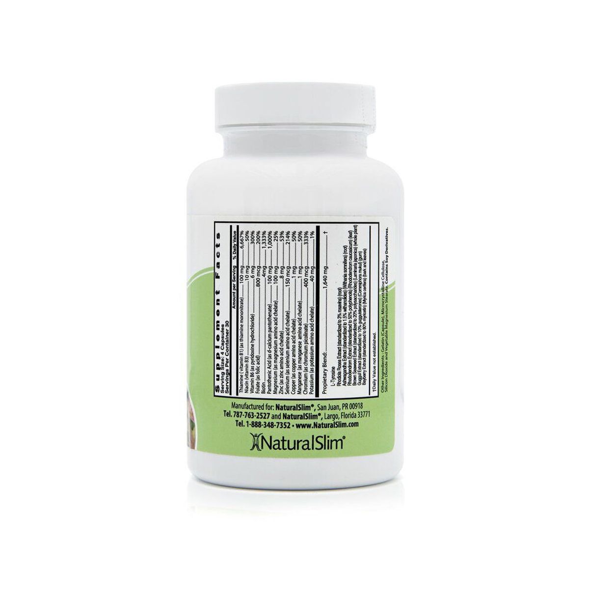 NATURALSLIM - NaturalSlim Relax Slim Con Rhodiola Rosea 120 Cápsulas