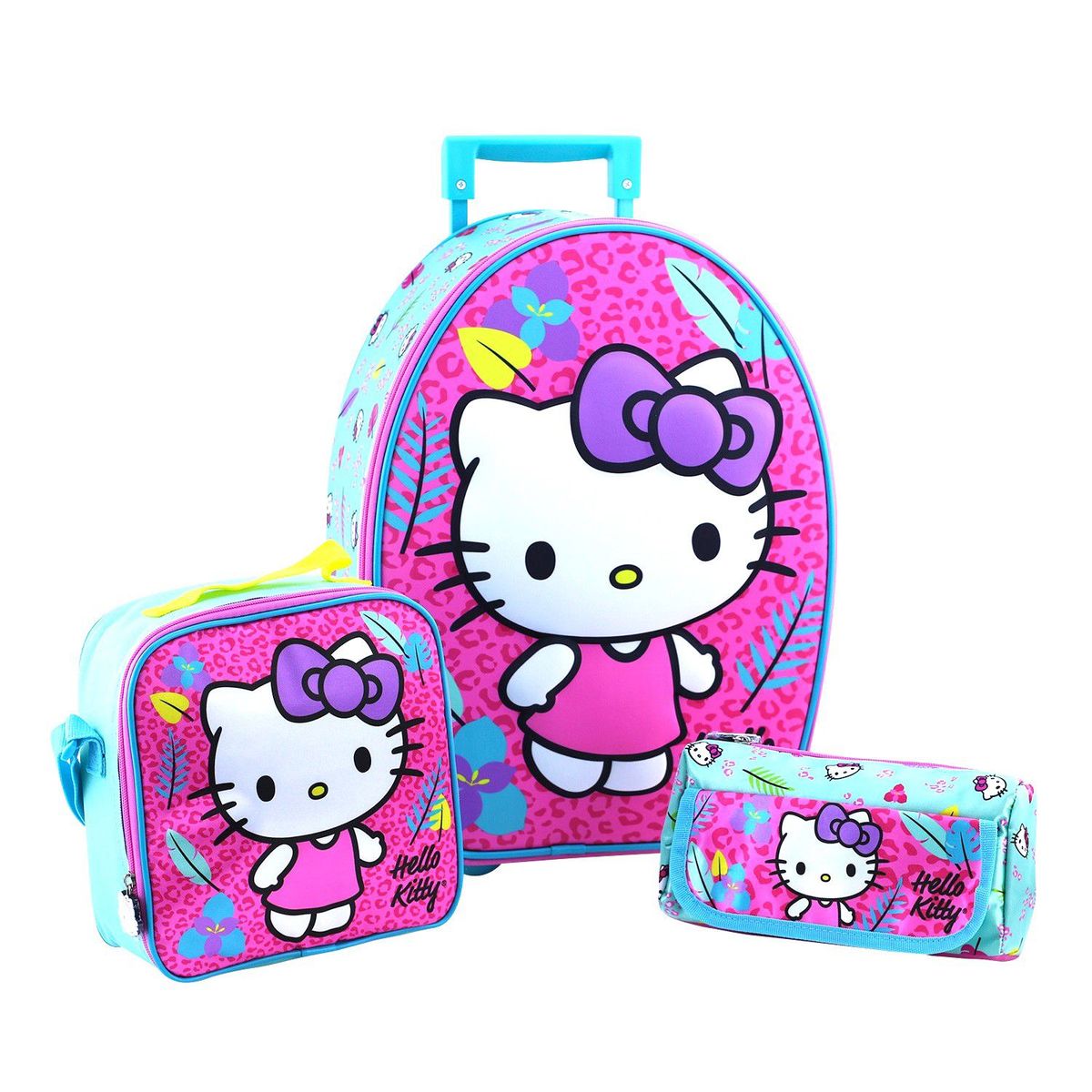 SCOOL - Set Hello Kitty Ranger Maleta-Lonchera-Cartuchera Scool