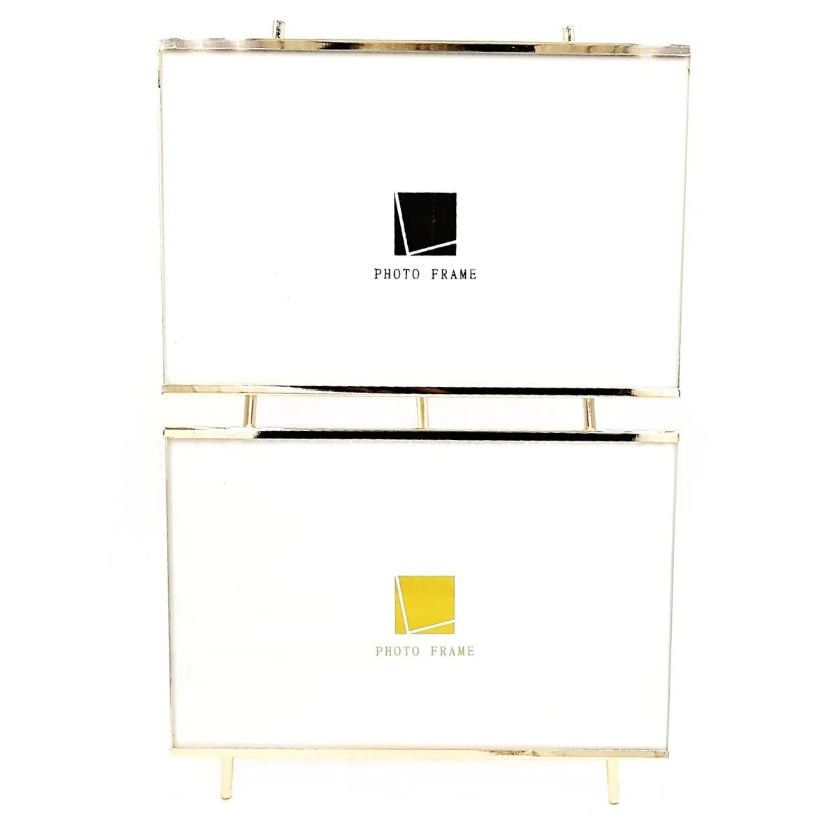 CONCEPT - Portaretratos Marco Doble Metalico - Dorado