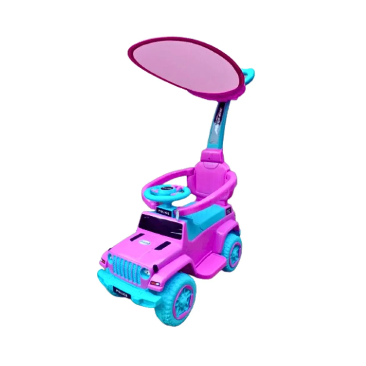 GENERICO - Carro de Juguete de Arrastre Police para niña