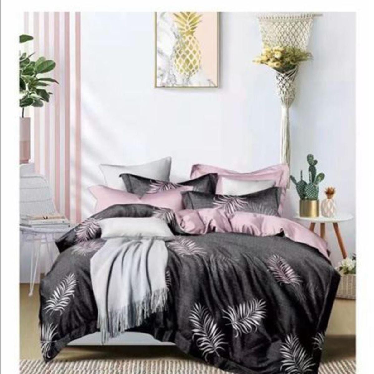 CASATEX - JUEGO DE SÁBANAS CON DISEÑO CASATEX QUEEN