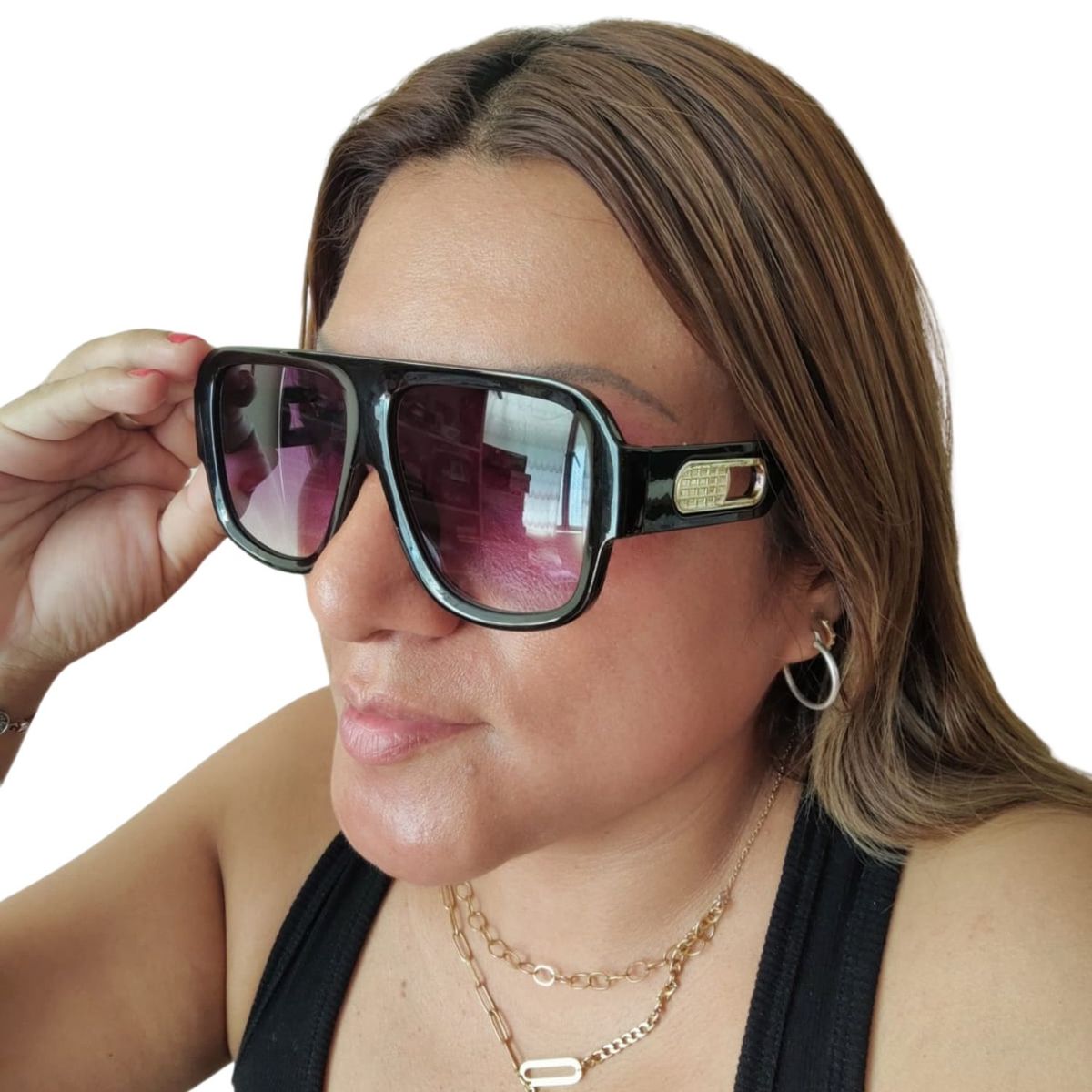 GENERICO - Lentes de Sol Unisex Versatil PL1903 Negro