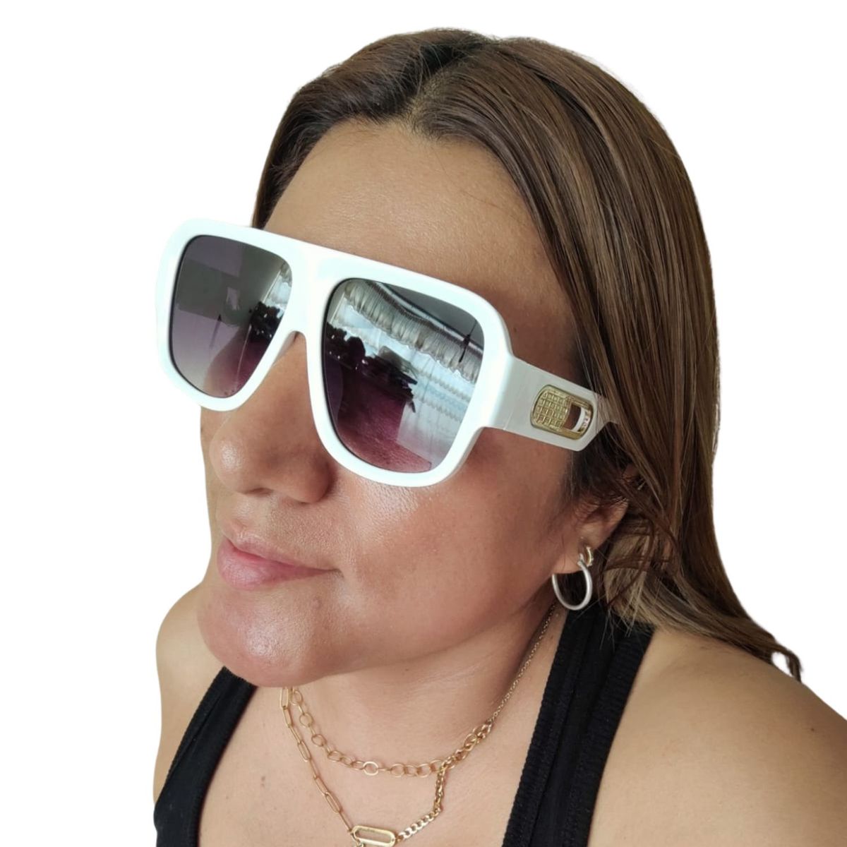 GENERICO - Lentes de Sol para Mujer PL1903 Blanco