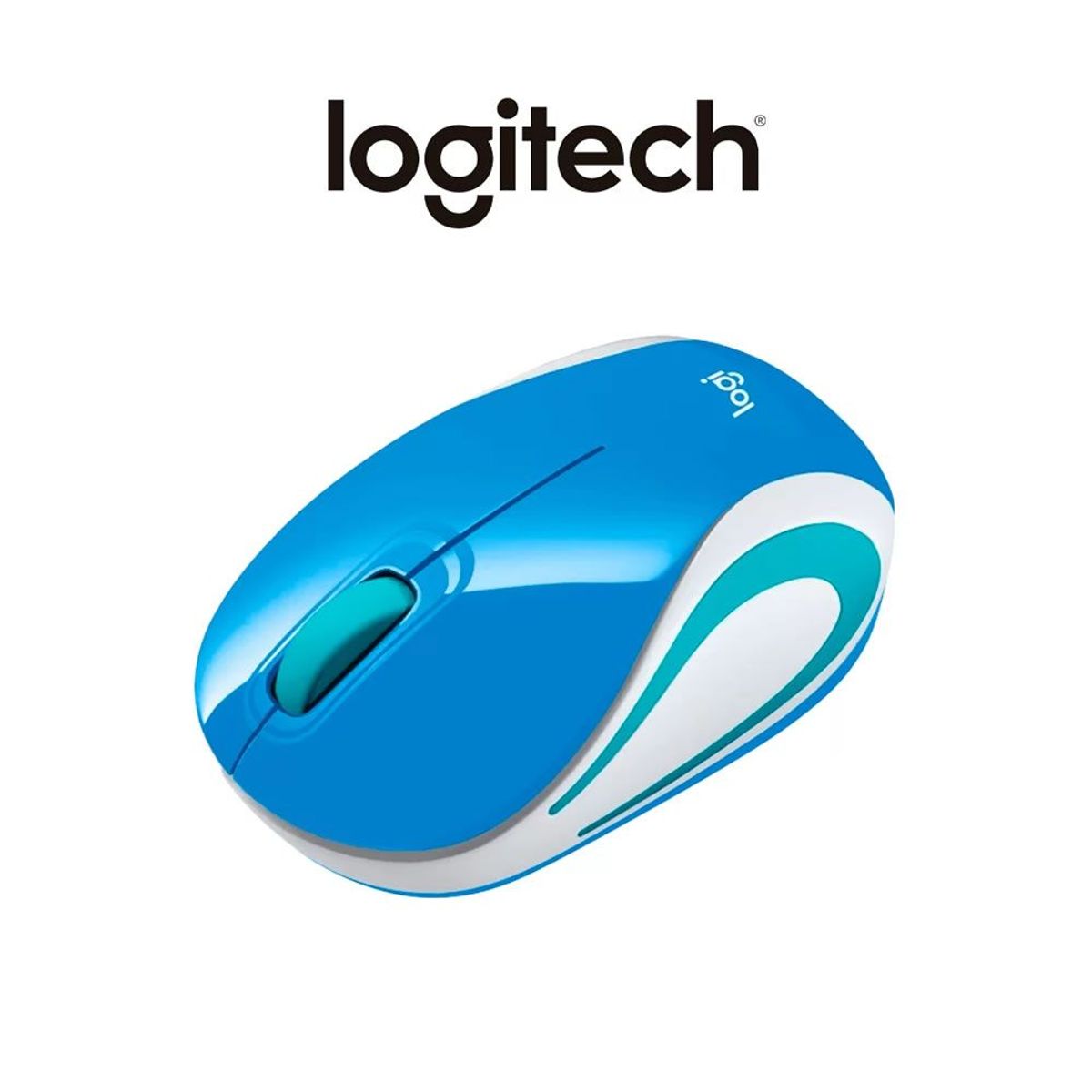 LOGITECH - Mouse Logitech M187 Mini Refresh Blue