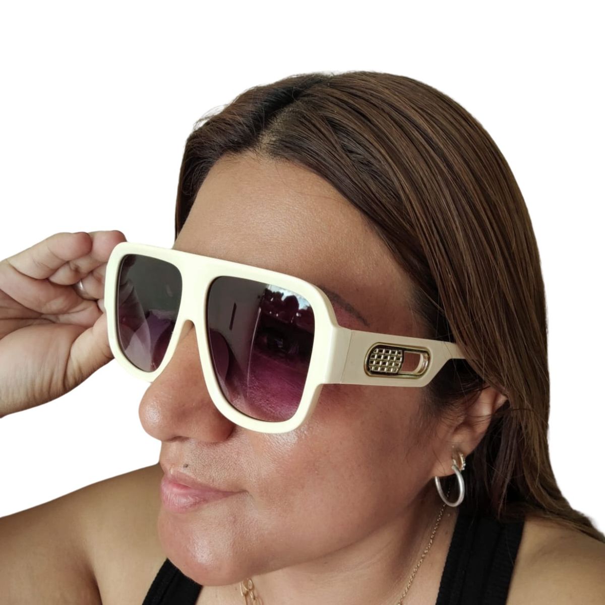 GENERICO - Lentes de Sol para Mujer PL1903 Crema