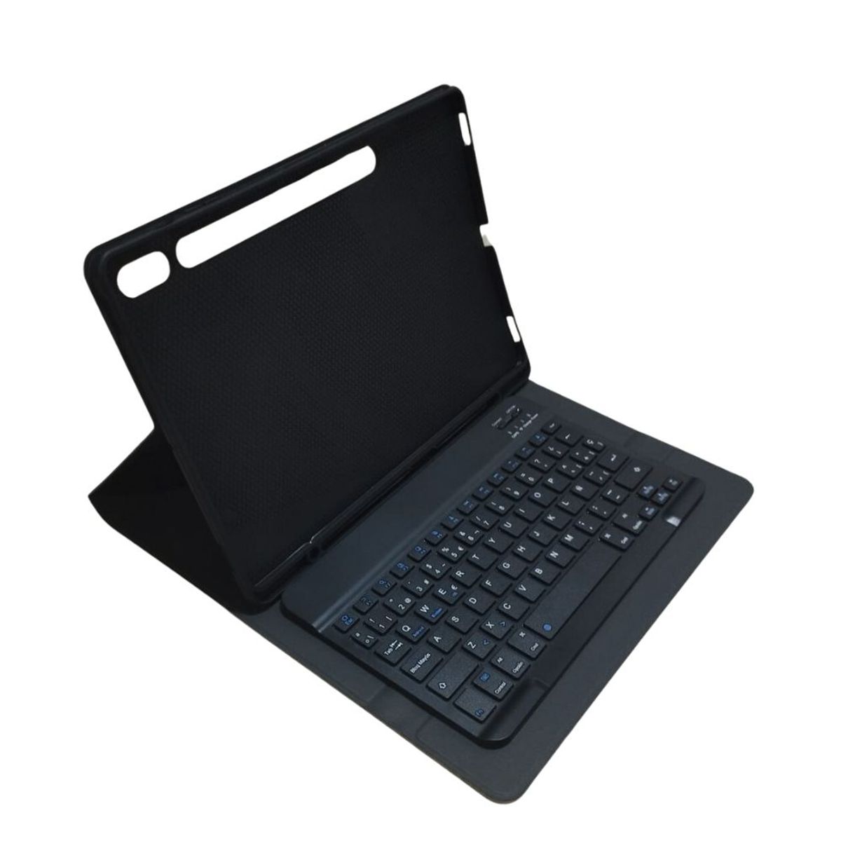 FUNDAANTIGOLPES - Funda Magnética con Teclado Tab Galaxy S7 FE  Negro