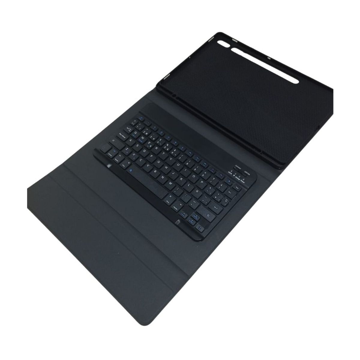 FUNDAANTIGOLPES - Funda Magnética con Teclado Tab Galaxy S8 Plus Negro