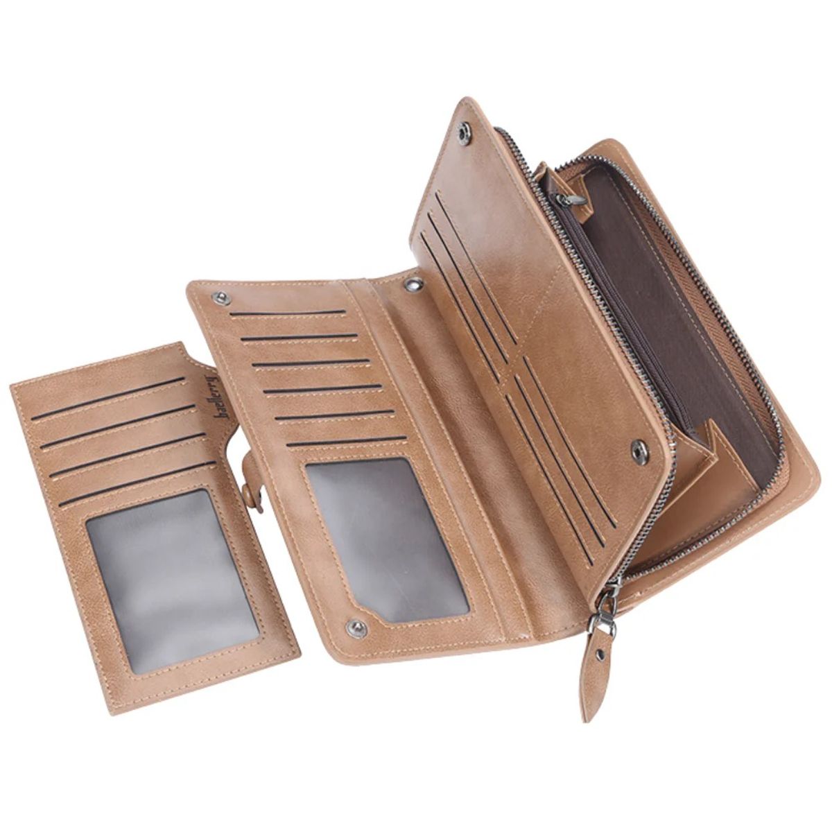 BAELLERRY - Billetera de cuero vegano PU Ejecutiva S6703_.