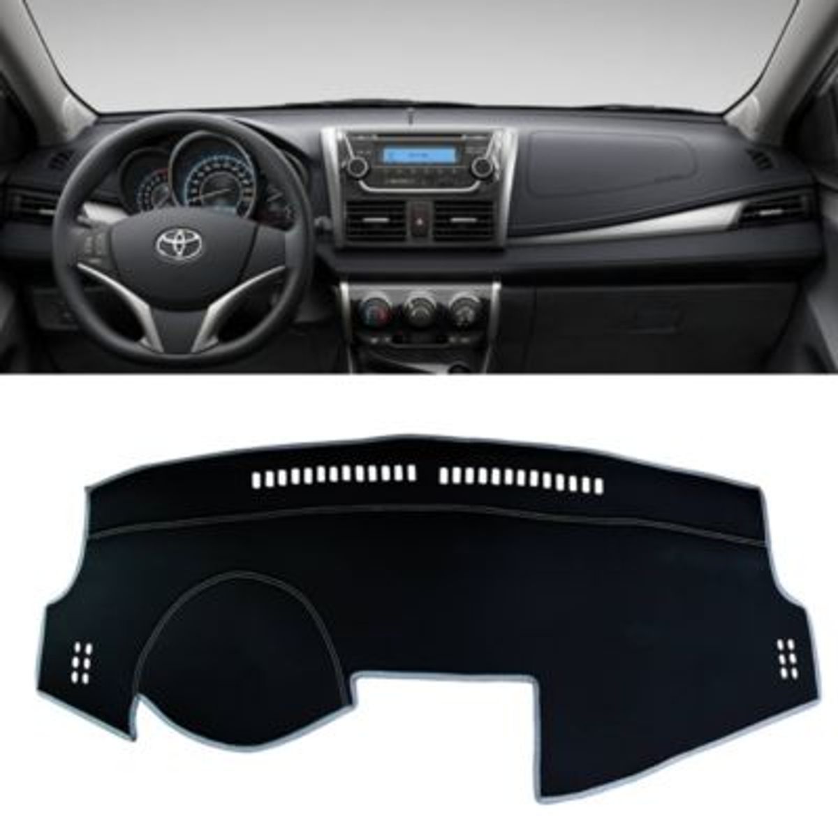 TAPIZ PERU - Tapete protector de tablero TOYOTA YARIS 2012-2014