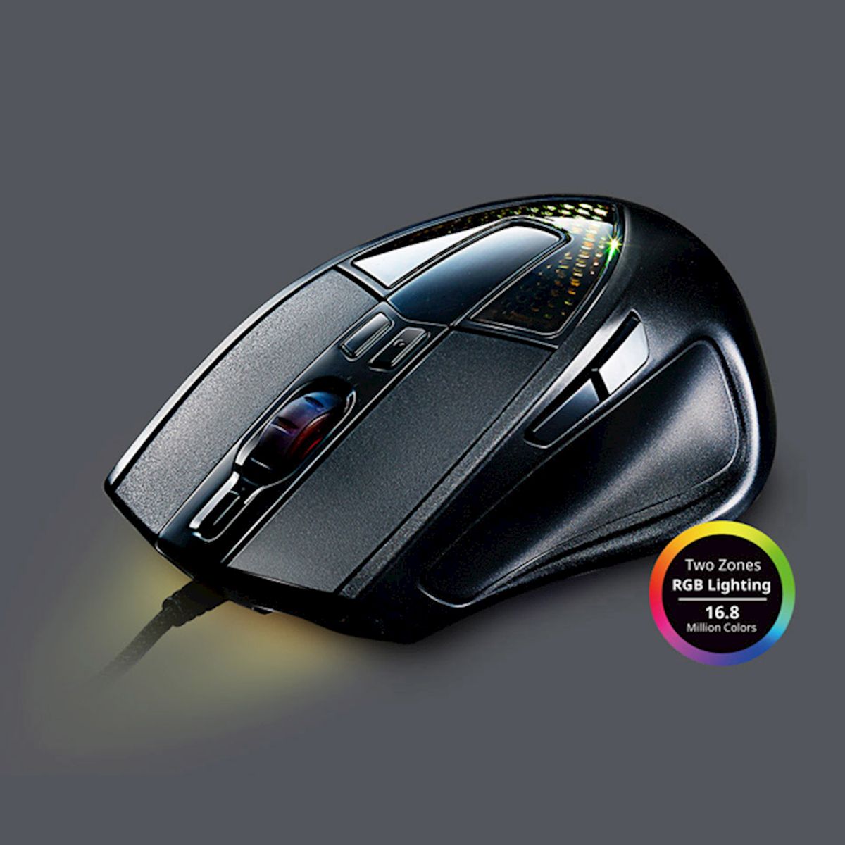 COOLER MASTER - Mouse Gamer Cooler Master Óptico CM Storm Sentinel III 6400DPI