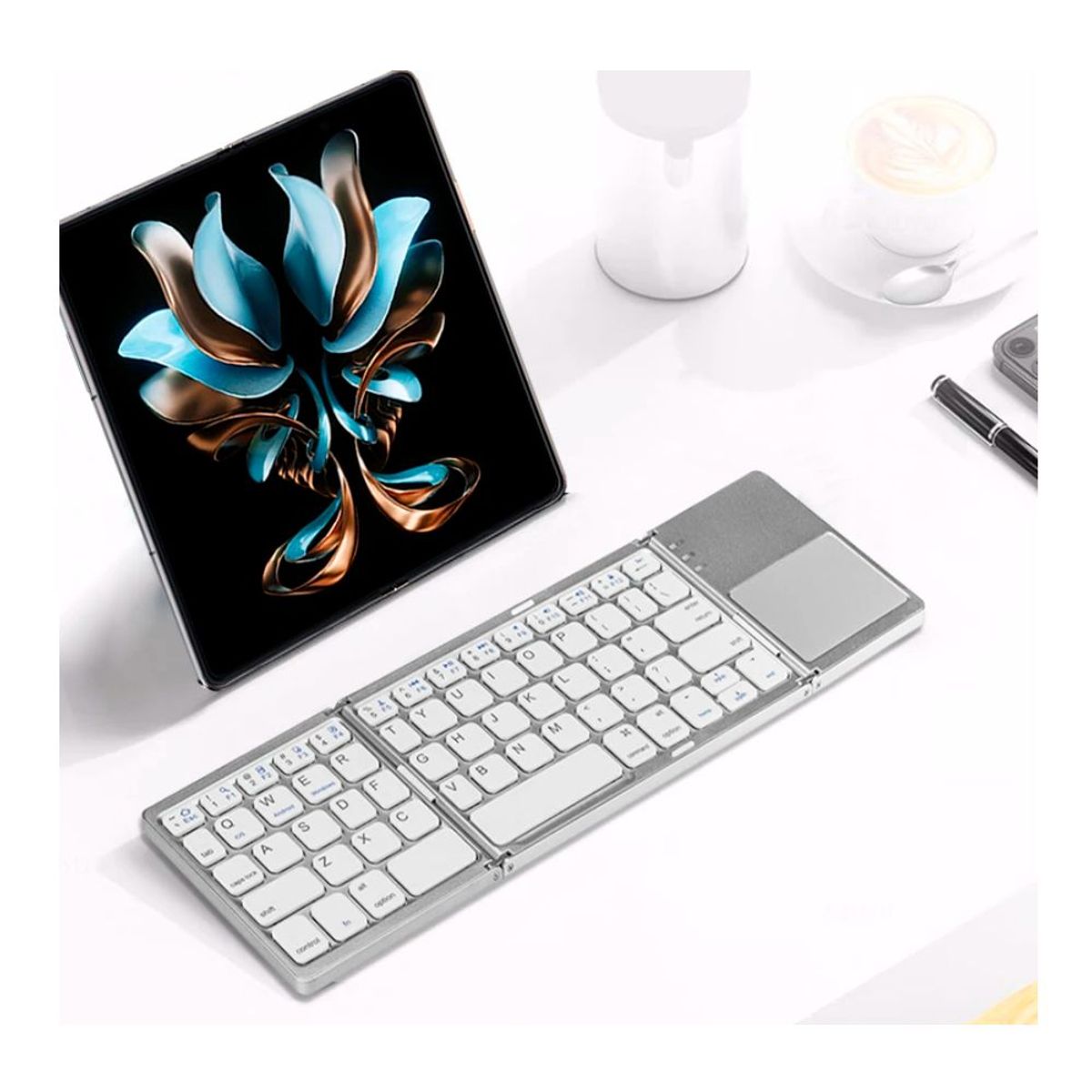 GENERICO - Teclado Bluetooth Portatil Inalambrico De Mano Movil PC NOTEBOOK