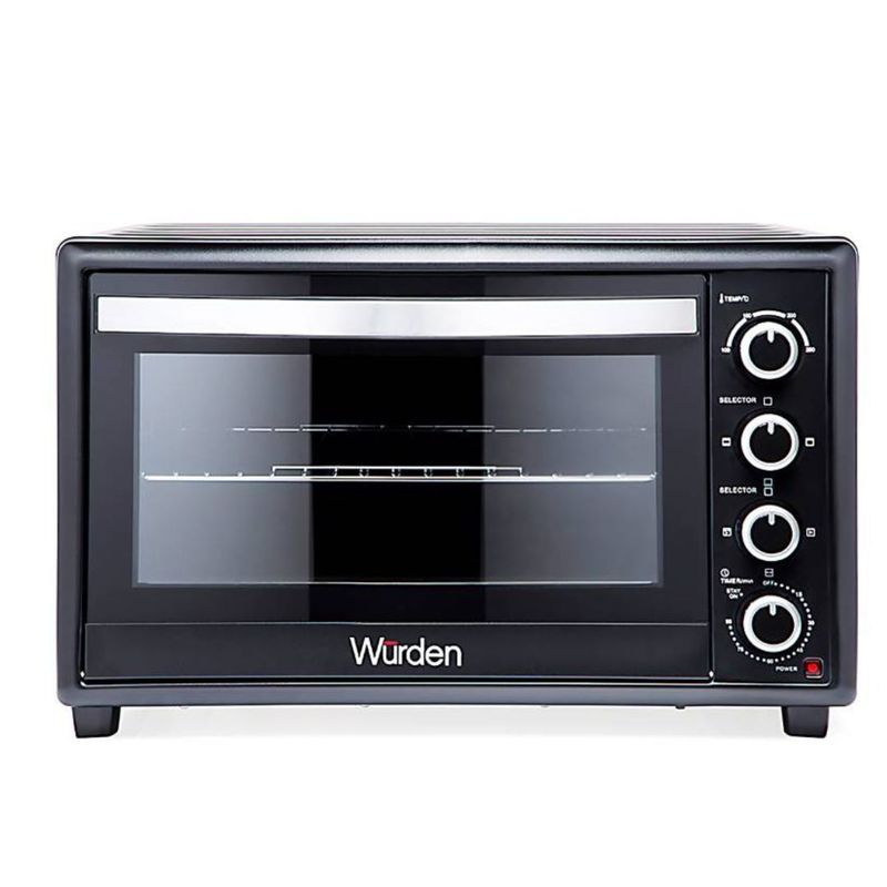 IMPORTADO MC - Horno Eléctrico 60 Litros con Tecnología de convección - Wurden Negro