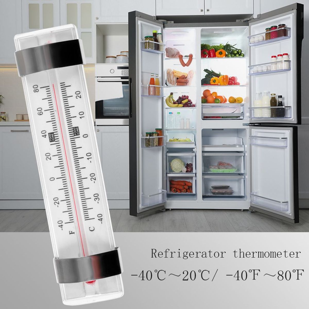 OEM - Termómetro De Plástico Para Refrigerador Congelador Nevera