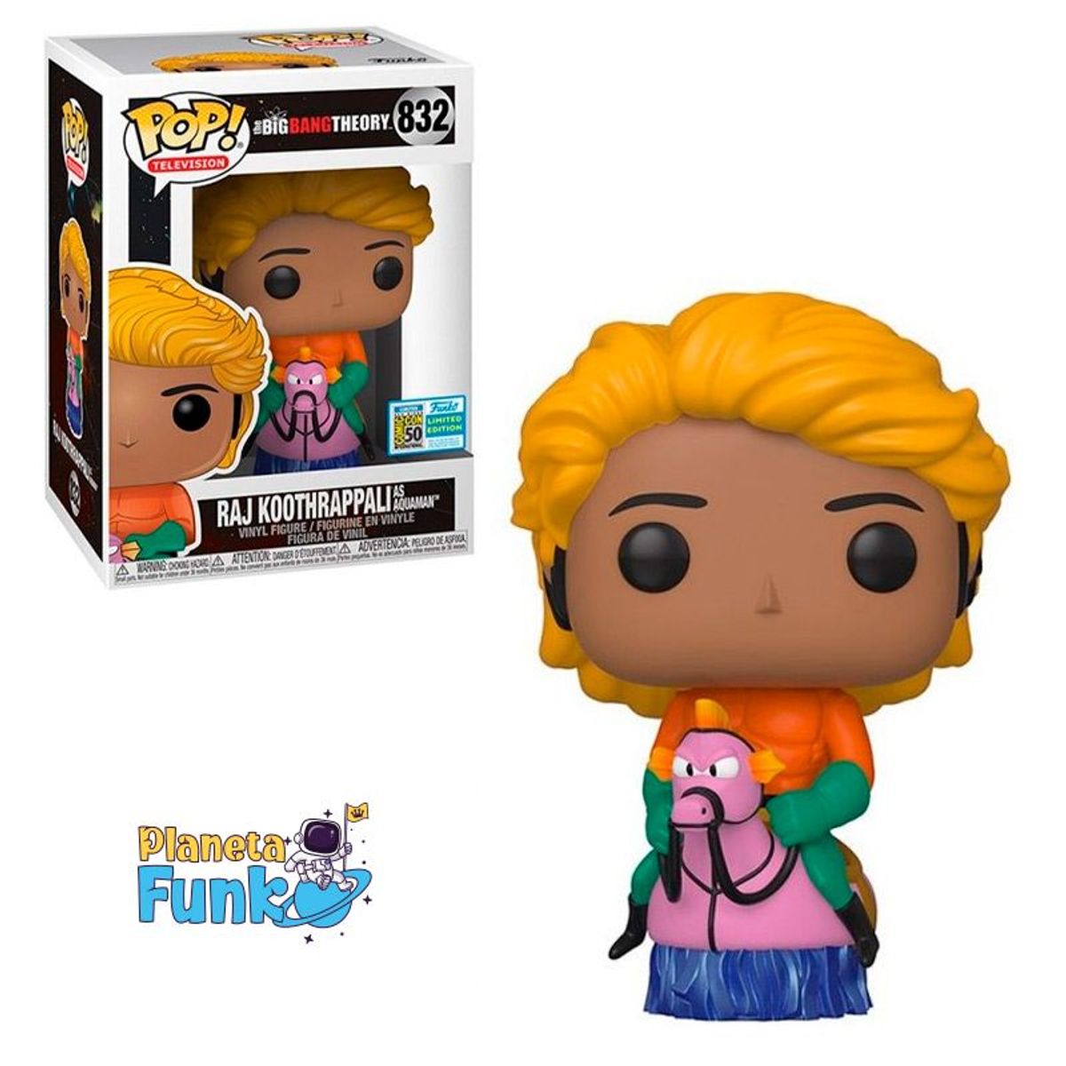 FUNKO - THE BIG BANG THEORY RAJ AQUAMAN 832