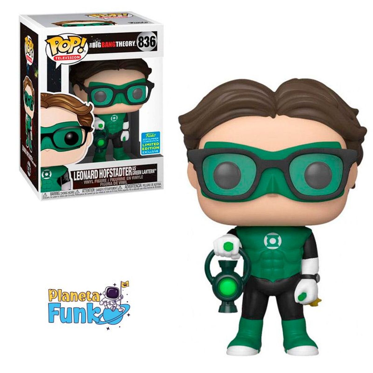 FUNKO - THE BIG BANG THEORY LEONARD AS GREEN LANTERN