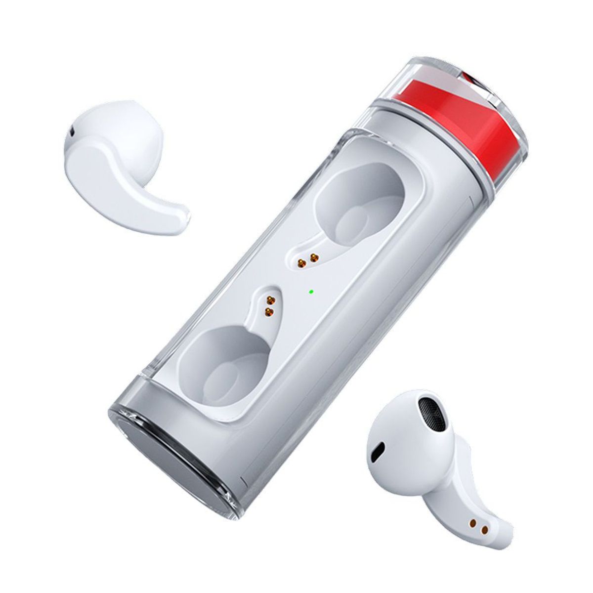 GENERICO - Audífonos deportivos Inalámbricos Bluetooth TWS Pro T6 Blanco