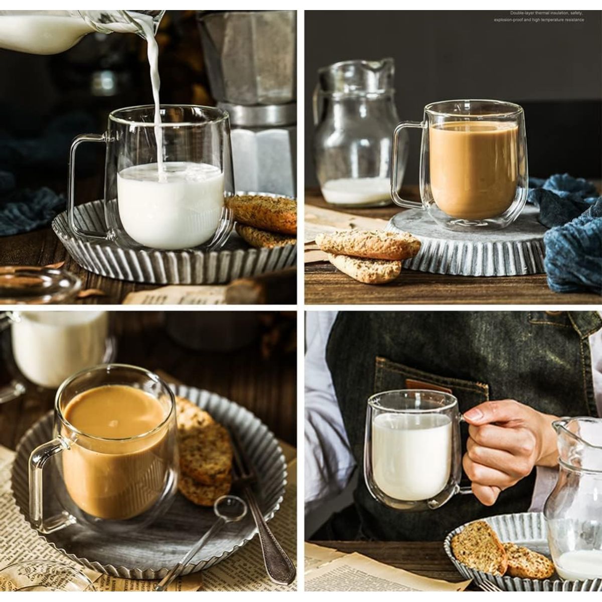 GENERICO - Taza doble fondo  400ml