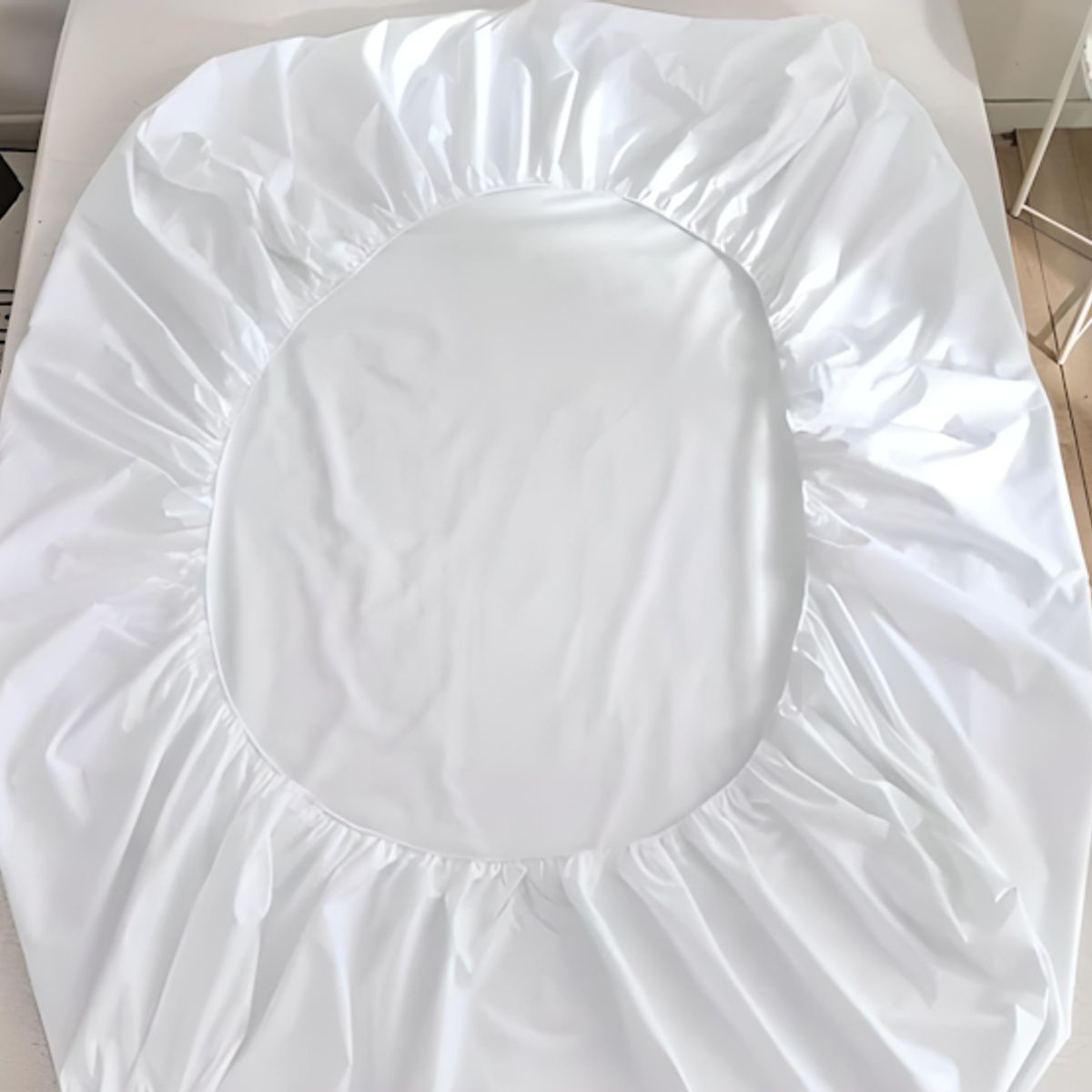 GENERICO - PROTECTOR DE COLCHON KING IMPERMEABLE 100 A PRUEBA DE AGUA BLANCO